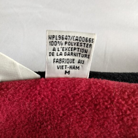 Eddie Bauer Red Fleece Zippered Jacket Unisex MEDIUM - Picture 7 of 10